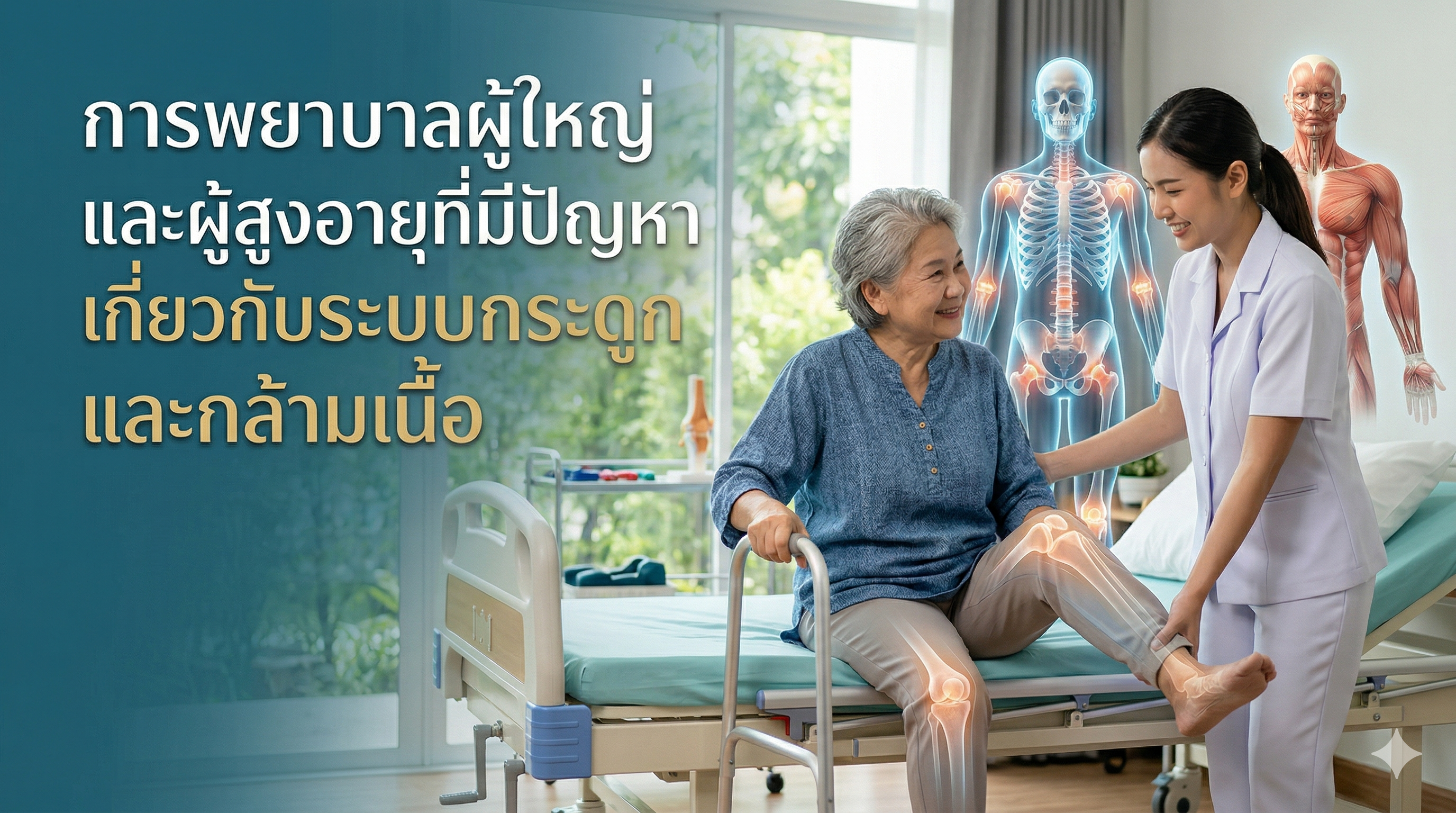 การพยาบาลผู้ใหญ่และผู้สูงอายุที่มีปัญหาเกี่ยวกับระบบกระดูกและกล้ามเนื้อ
